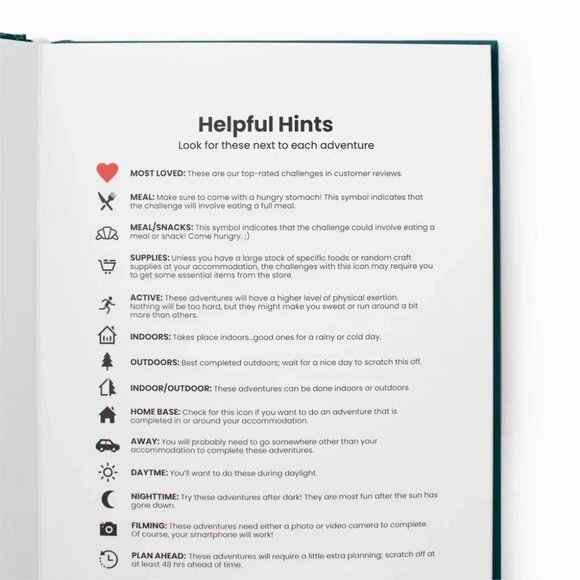 The Adventure Challenge Couples Travel Game 30 Unique Adventures Scratch-Offs - Picture 7 of 8